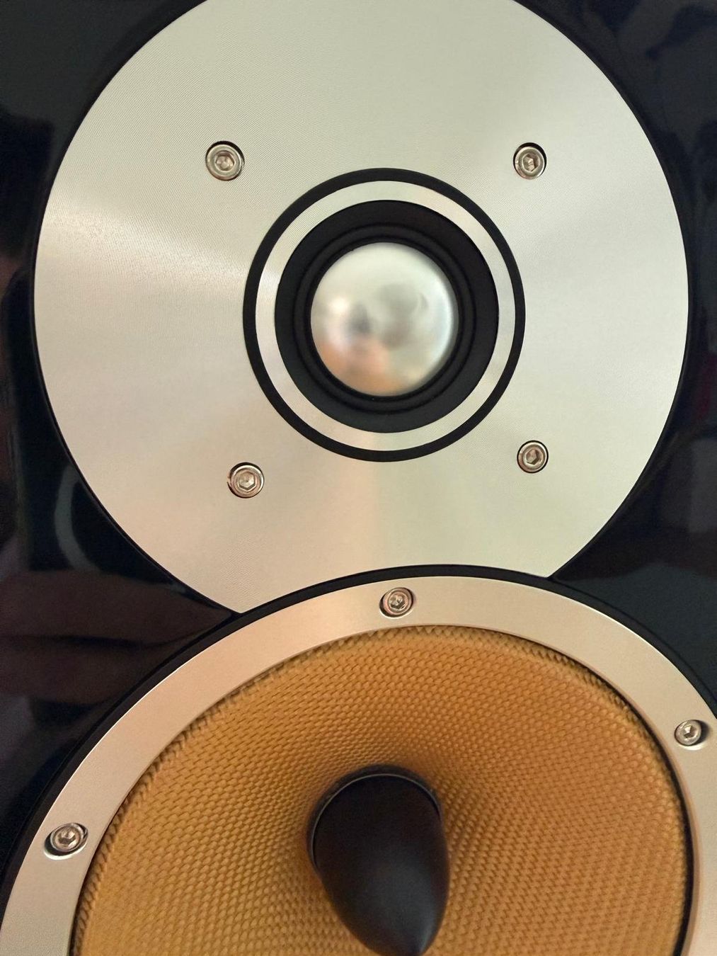 Bowers & Wilkins Casse acustiche: B&W CM8 + CM Centre 2 Gloss Black Heimkino Front Stage – Usato da Wädenswil venduto da rok_6r26 2