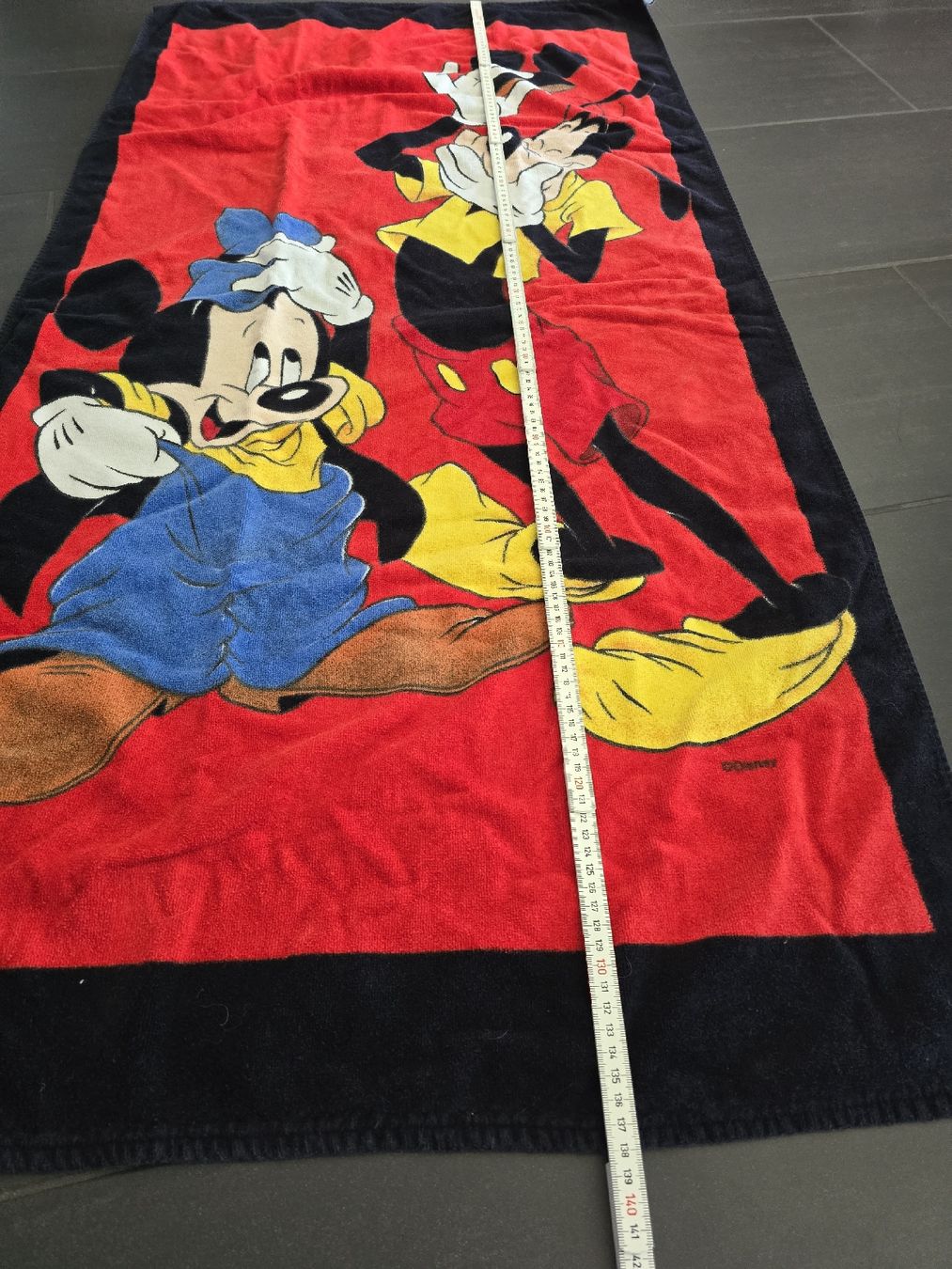 Teli da bagno: Disney Badetuch, Mickey Mouse & Goofy – Usato da Unterentfelden venduto da Panda-87 2