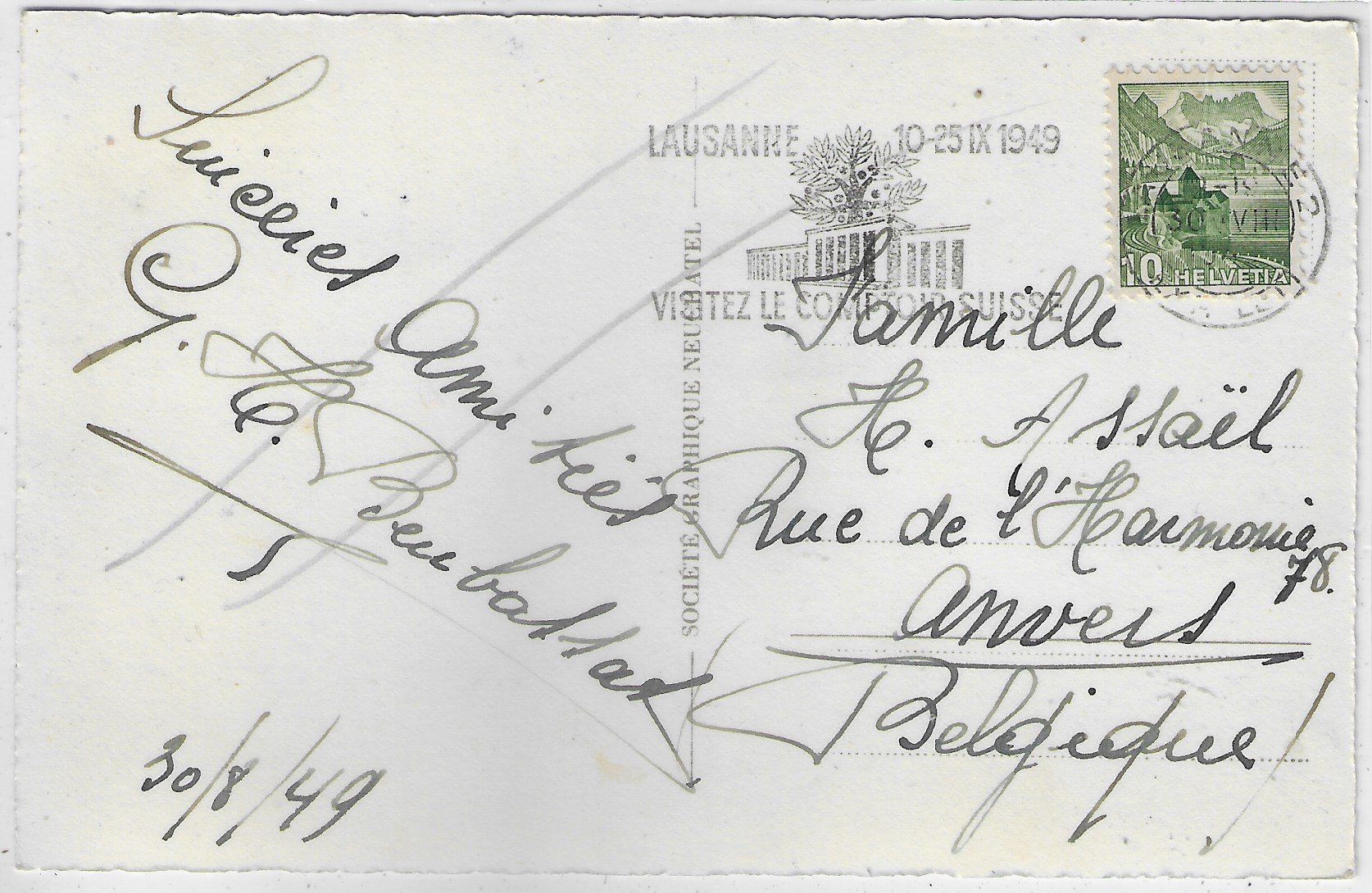 Cartoline postali: Lac Leman - Bateau "Montreux" Dampfer – Usato da Ettingen venduto da Kartenplanet 1