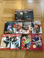 Manga Konvolut Berserk Attack on Titan Fire Force 10 Bände