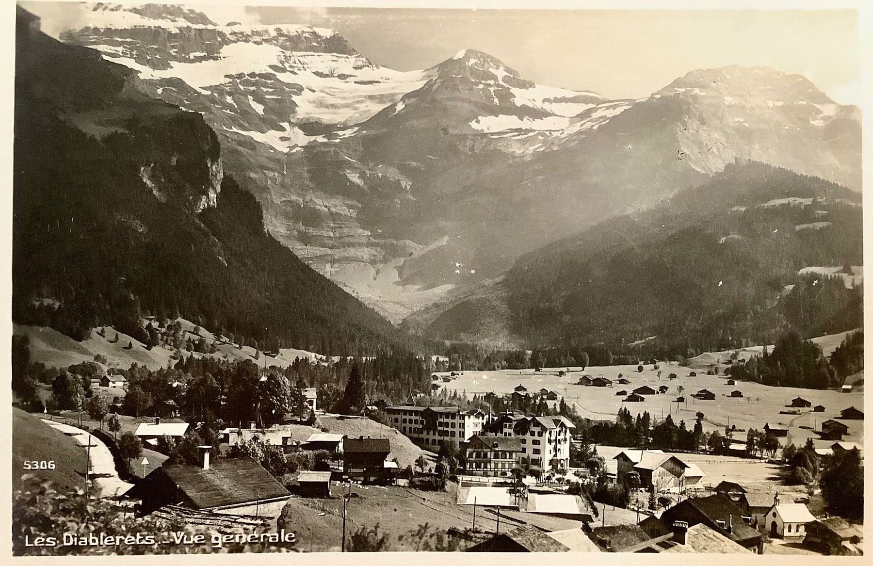Cartes postales: 1930 - LES DIABLERETS - Vue generale – D'occasion à Root par ENGLAND-TREASURES 1