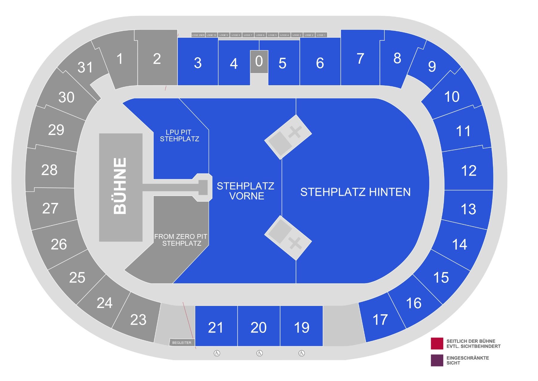 Biglietti: 2x Linkin Park Stehplatz hinten – Nuovo (secondo la descrizione) da Bern venduto da hcp2 1