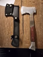 Axt Polo mit Holzgriff und Scheide Schöner Zustand Scharf (Q