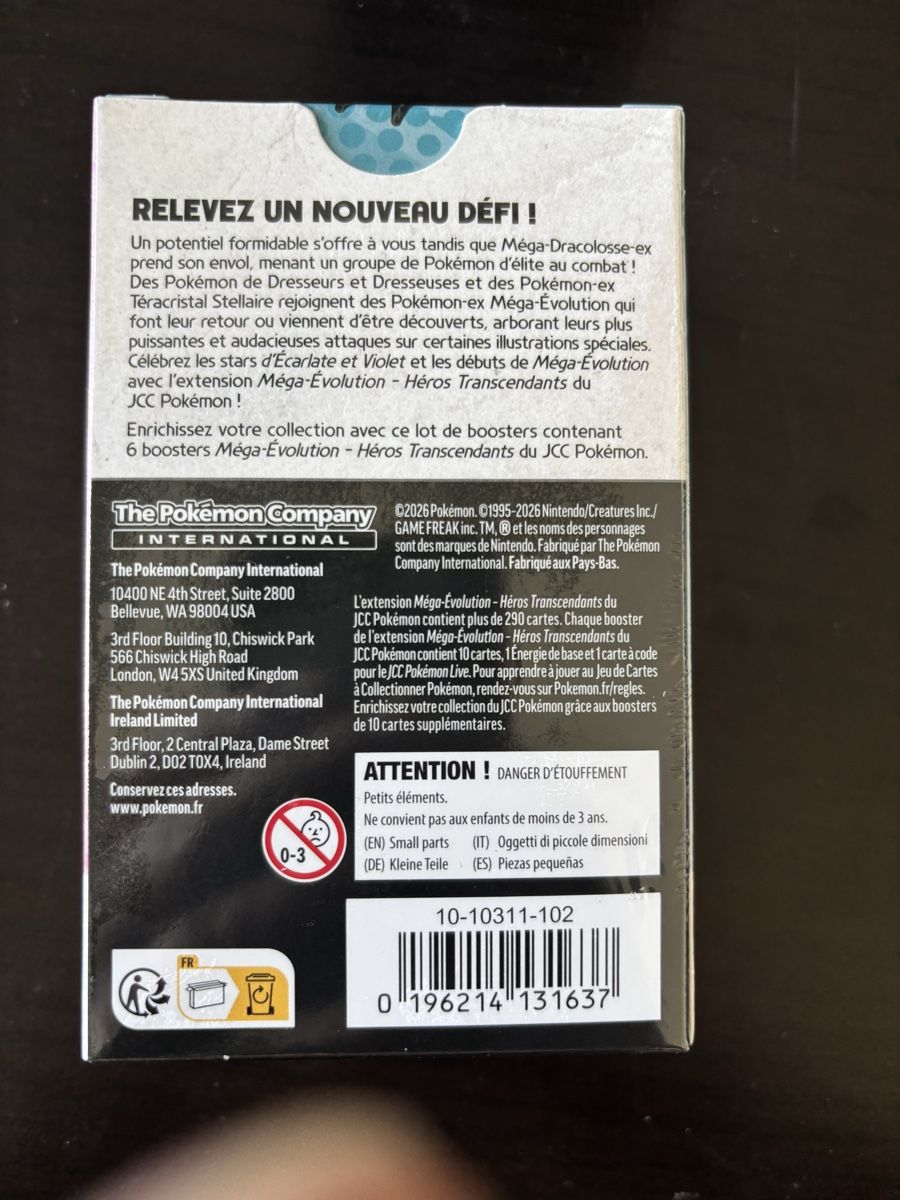 Pokémon Carte collezionabili: Carte Pokémon bundle HÉROS TRANSCENDANTS de – Nuovo e nell'imballaggio originale da lausanne venduto da helderj 2