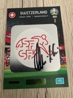 Panini Adrenalyn Karte Wappen Schweiz Zakaria Unterschrift
