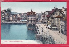 ZÜRICH, RATHAUSQUAI, 11.6.1917