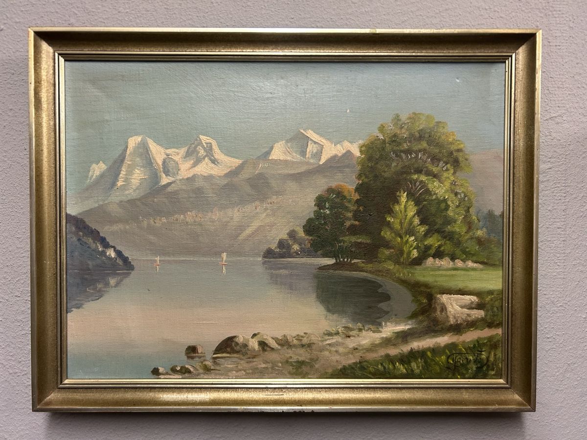 Olbild Auf Leinwand