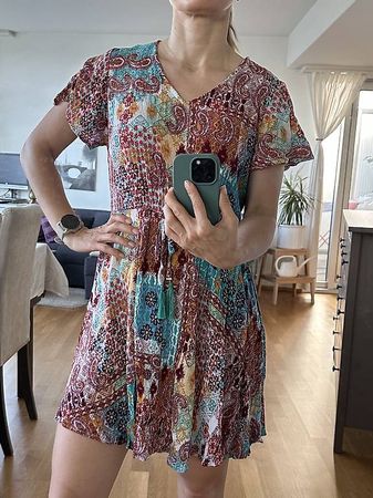 LASCANA Summer Dress  100% Viscose  Size 40