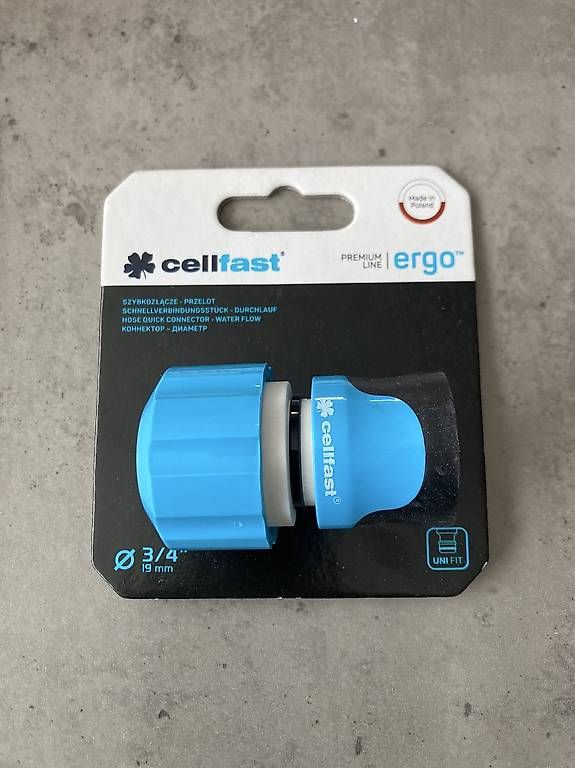 Tutti gli attrezzi: Cellfast Schnellverschluss Kupplung Durchlauf 3/4 Zoll – Nuovo e nell'imballaggio originale da Au SG venduto da Rambodisli7