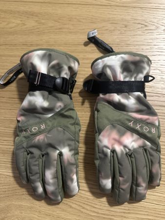 Roxy Skihandschuhe oliv gemustert