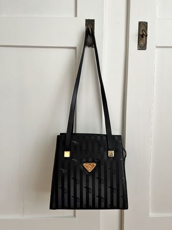 Maison Mollerus / Schultertasche, schwarz