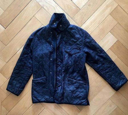 Vintage Barbour Steppjacke, navy, Grösse S
