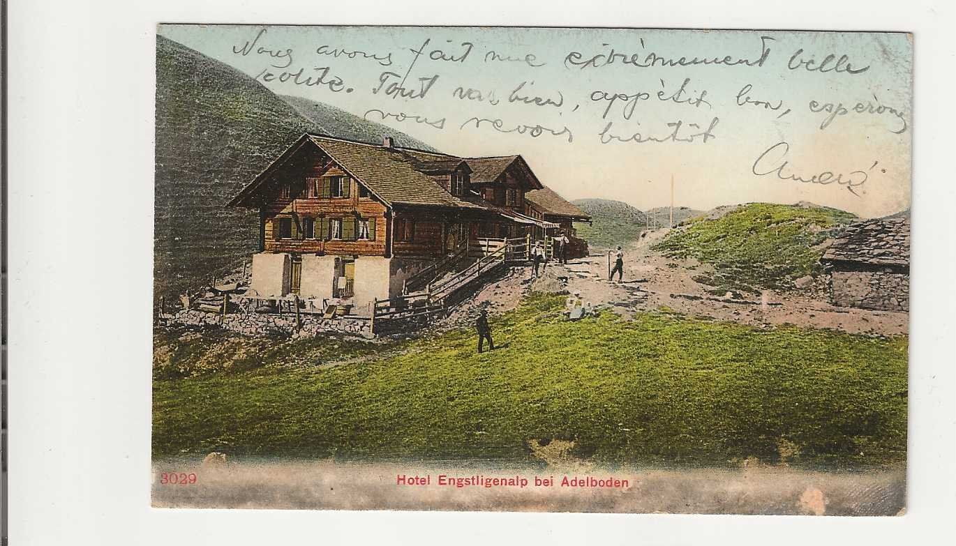 Cartoline postali: Adelboden, 1916 – Usato da Spiez venduto da Niesen20