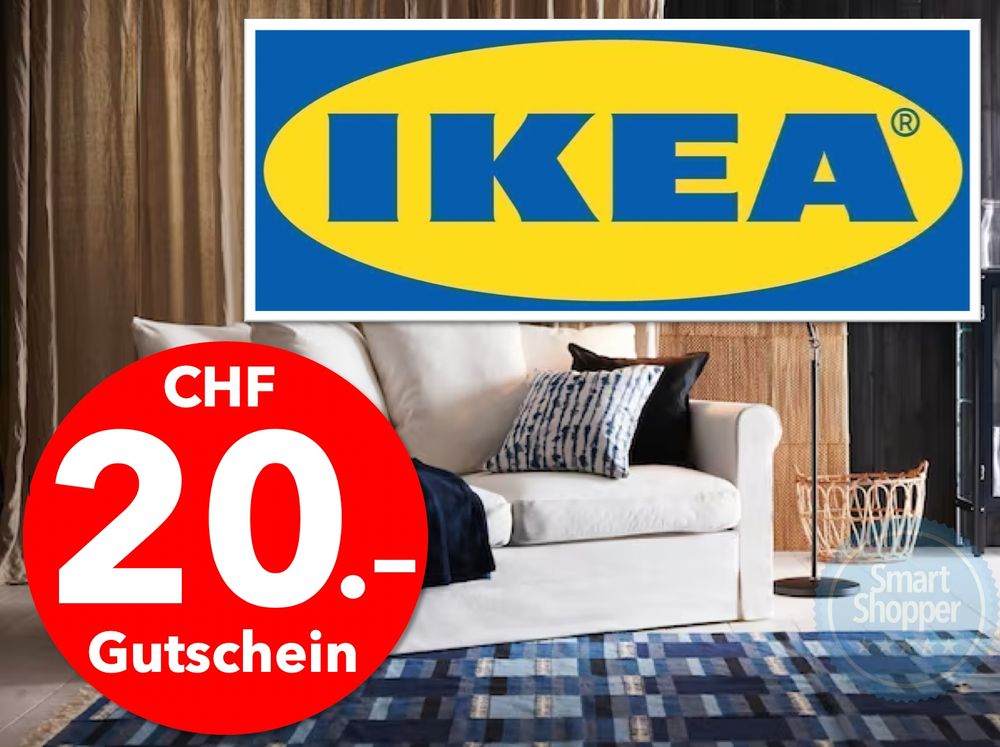 Fr. 20.00 IKEA Gutschein ab 150. Kaufen auf Ricardo