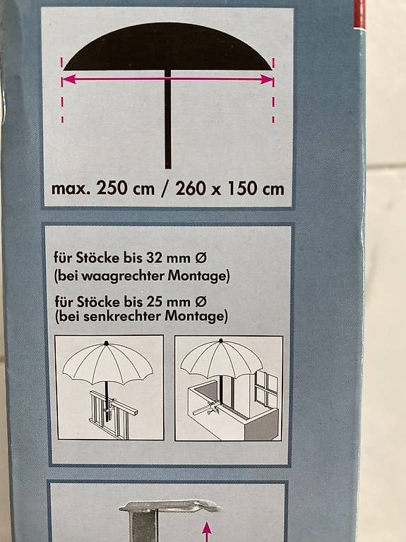 Fixations: 2 x Balkonklammer Doppler – Neuf avec emballage d'origine à Wagen par 20Ricola18 3