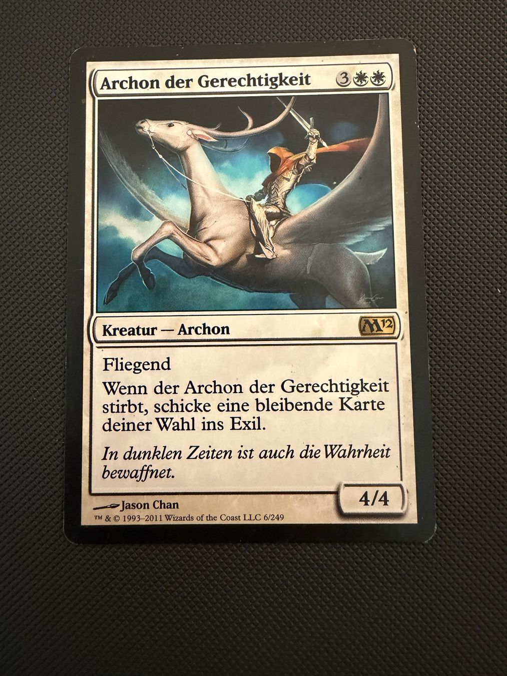 Magic The Gathering Sammelbilder & Trading cards: Archon der Gerechtigkeit – Gebraucht aus Ulisbach von joelsj