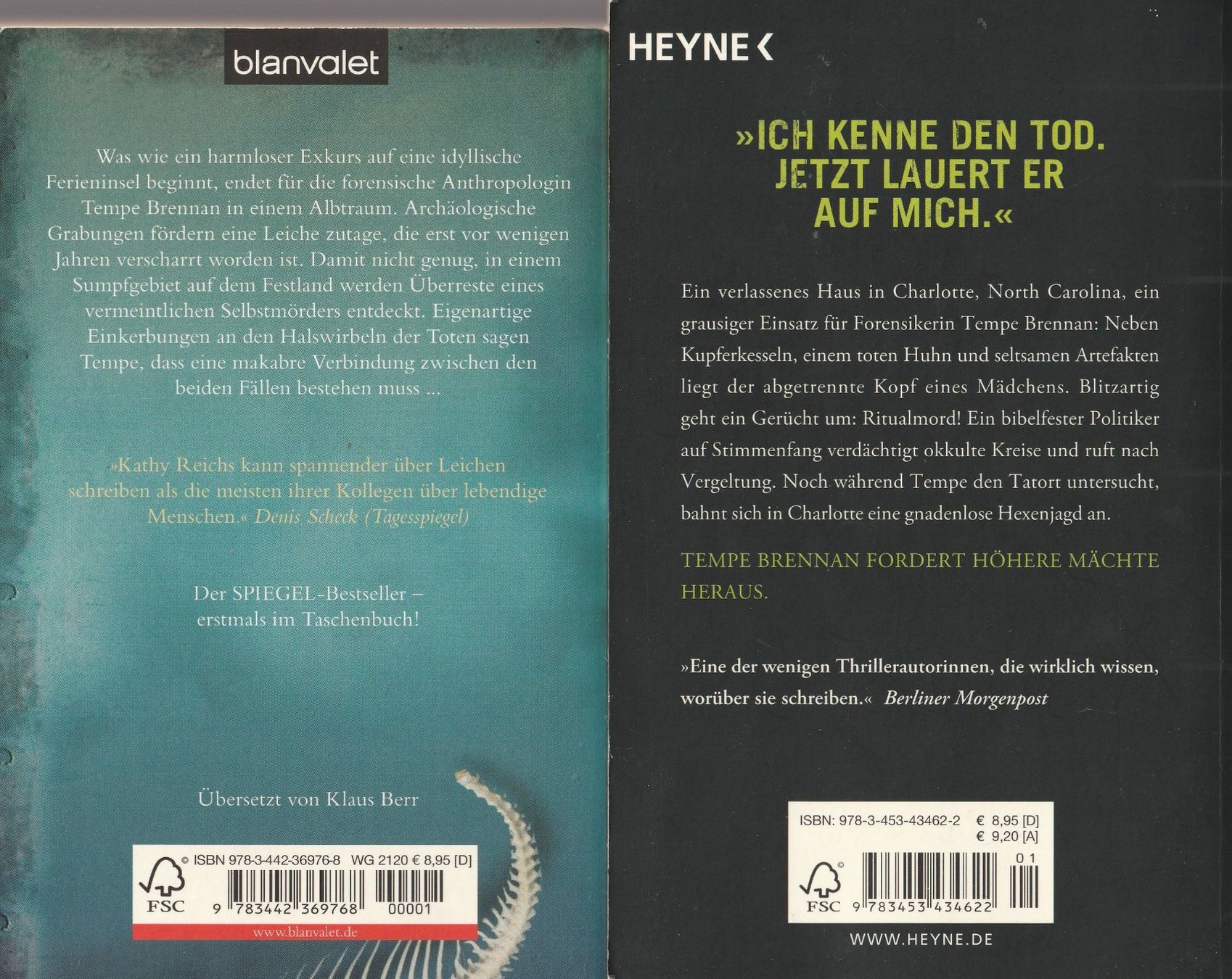 Libri: 12 x Kathy Reichs - Bones, die Knochenjägerin – Usato da Luzern venduto da Baumhuepfer01 5