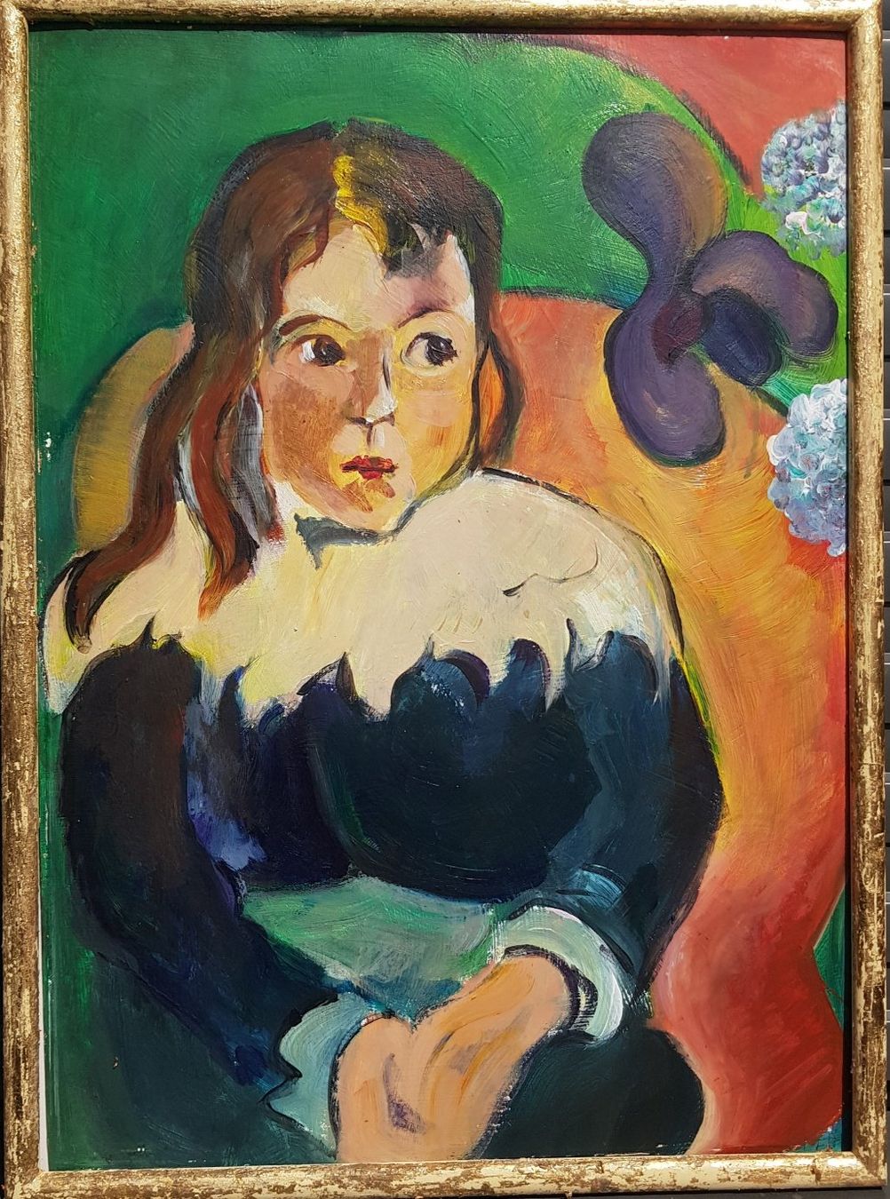 Dipinti: Mädchen Portrait aus Schweizer Sammlung – Usato da Horw venduto da Kunstreich7 1