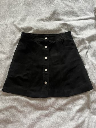 Schwarzer Minirock von H&M, Grösse 36