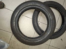 Yamaha sr125 2x Pneu Reifen 3.00 x 17 + 3.50 x 16 Continetal