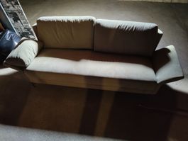 Sofa grün beige mischung farbe Alcantara 