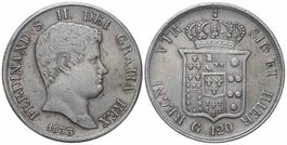 Italien, Napoli, Piastra da 120 Grana 1833