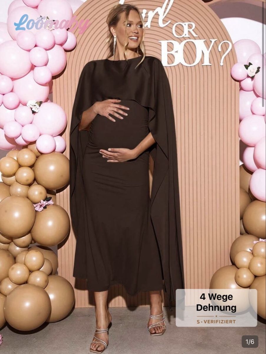 Shein Vestiti: Loomaby Elegantes Umstandskleid – Nuovo e nell'imballaggio originale da Winterthur venduto da eva_xx5j