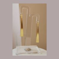 Ohrringe "Long-Gold" Echt Silber (925) originalverpackt