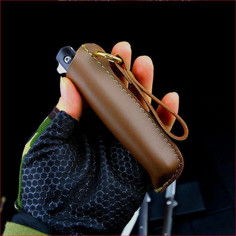 Coltelli tascabile: Taschenmesser mit Lederetui Tanto Klinge – Nuovo e nell'imballaggio originale da Burgdorf venduto da XJ6 4