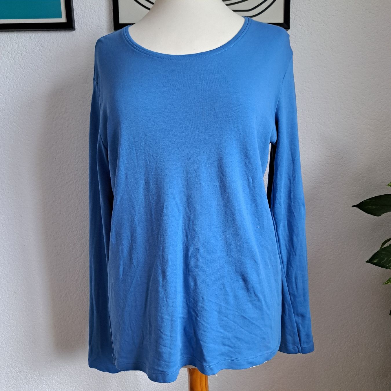 Cecil T-shirt: CECIL basic Langarmshirt blau Groesse L guter Zustand – Usato da Kriegstetten venduto da Jakasi
