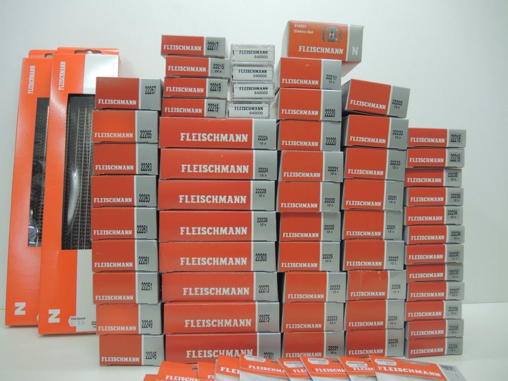 FLEISCHMANN ECH – Lot De 4 Pièces Pour Pont Tournant – Échelle N – Occasion