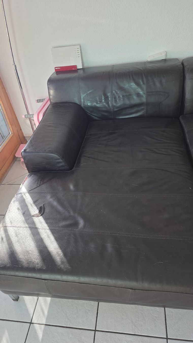 Sofas: Gut erhaltenes Ledersofa / Couch , Braun  GRATIS – Gebraucht aus Brienz BE von Mko2402 2