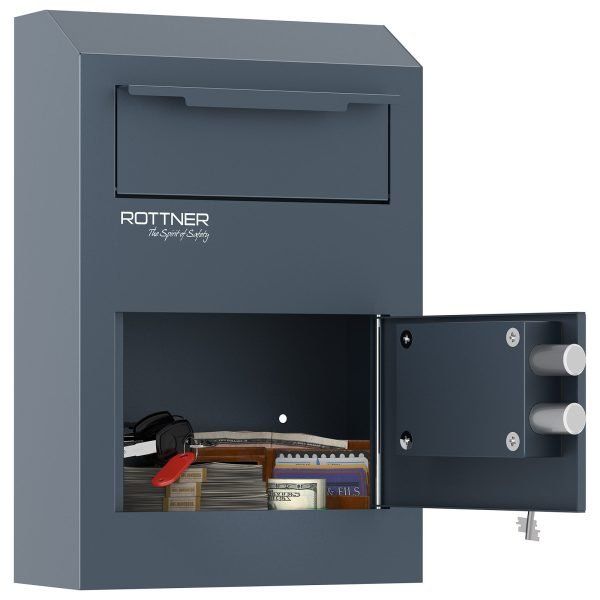 Tresor: Rottner Einwurftresor Cashmatic Basic Doppelbartschloss – Neu und originalverpackt aus Düdingen von Tresortech 2