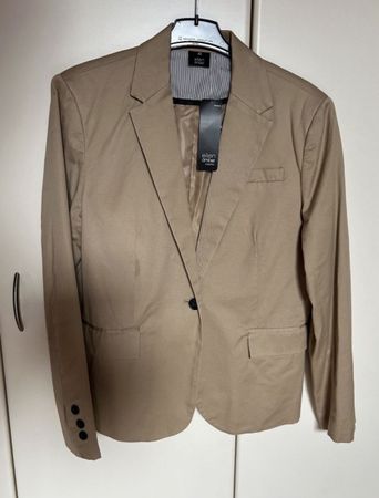 Ellen Amber Blazer beige Grösse 42 neu mit Etikett