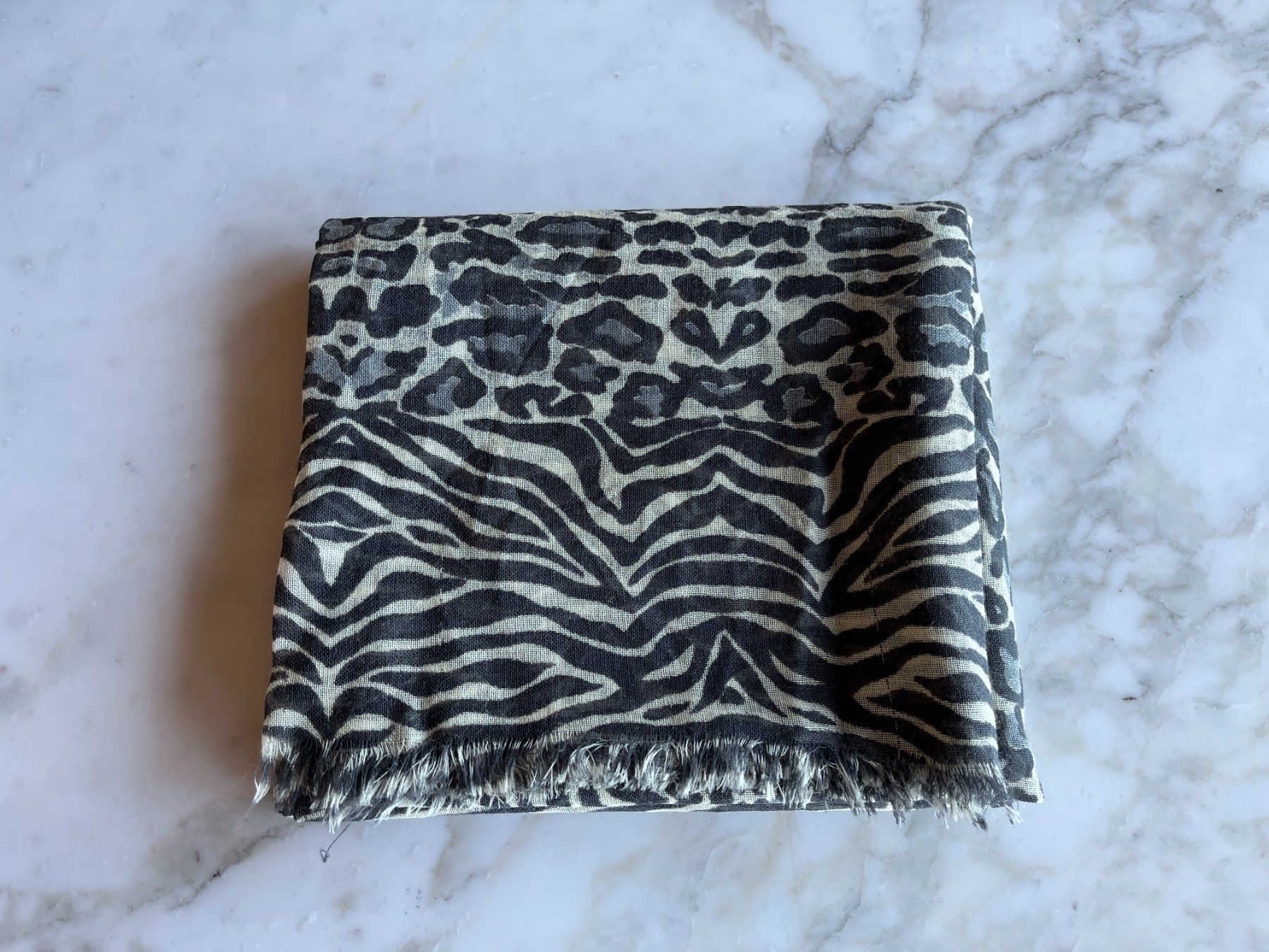 Foulard & Sciarpe: Schal/grau/ blau/beige gemustert – Nuovo (secondo la descrizione) da Bern venduto da cubus01 1