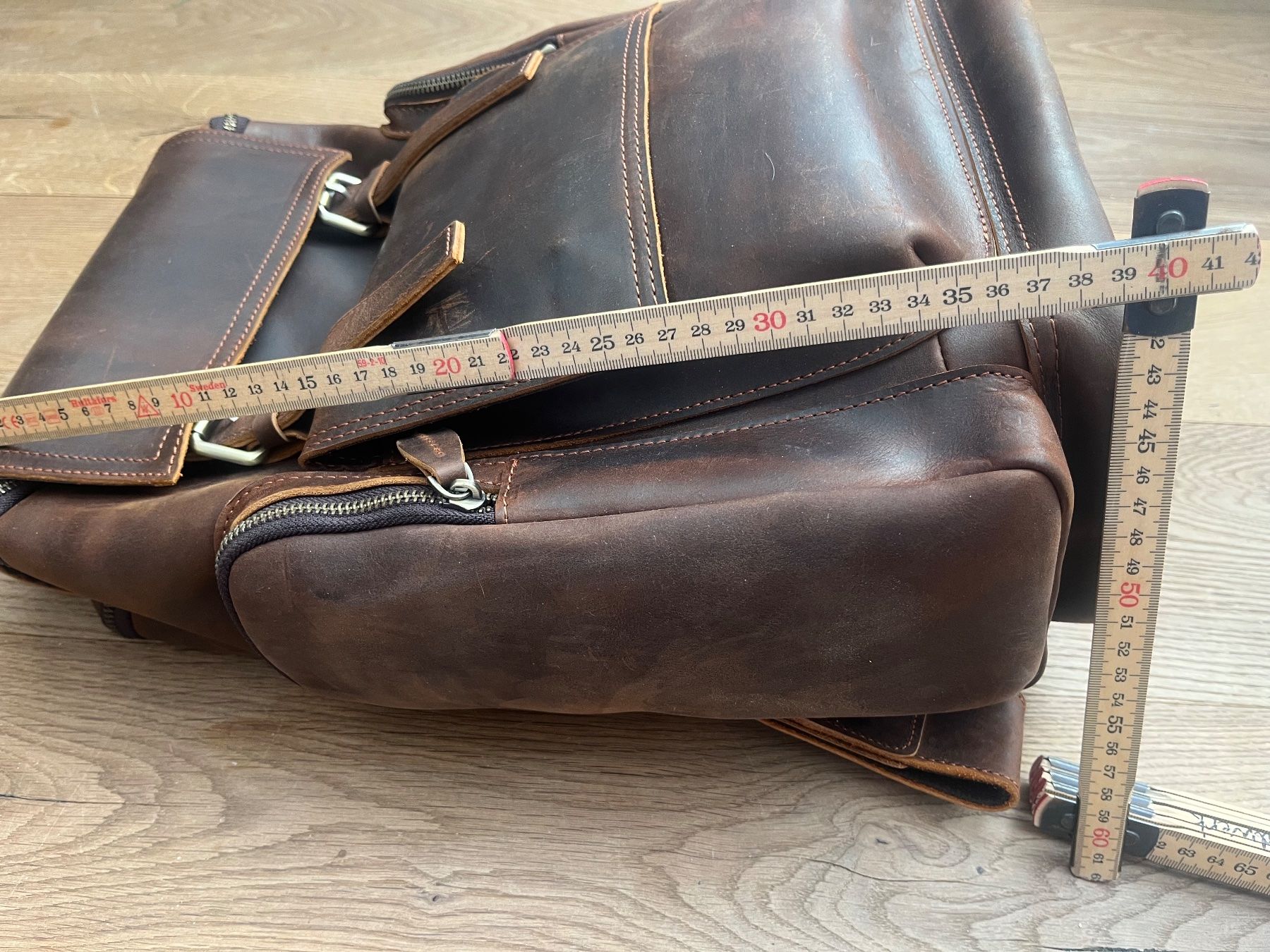 Zaini: Echt Leder Rucksack – Usato da Schwarzenbach LU venduto da eminens 4