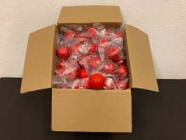 Restposten Softbälle rot, 125 Stück, ca. 6 cm Durchmesser