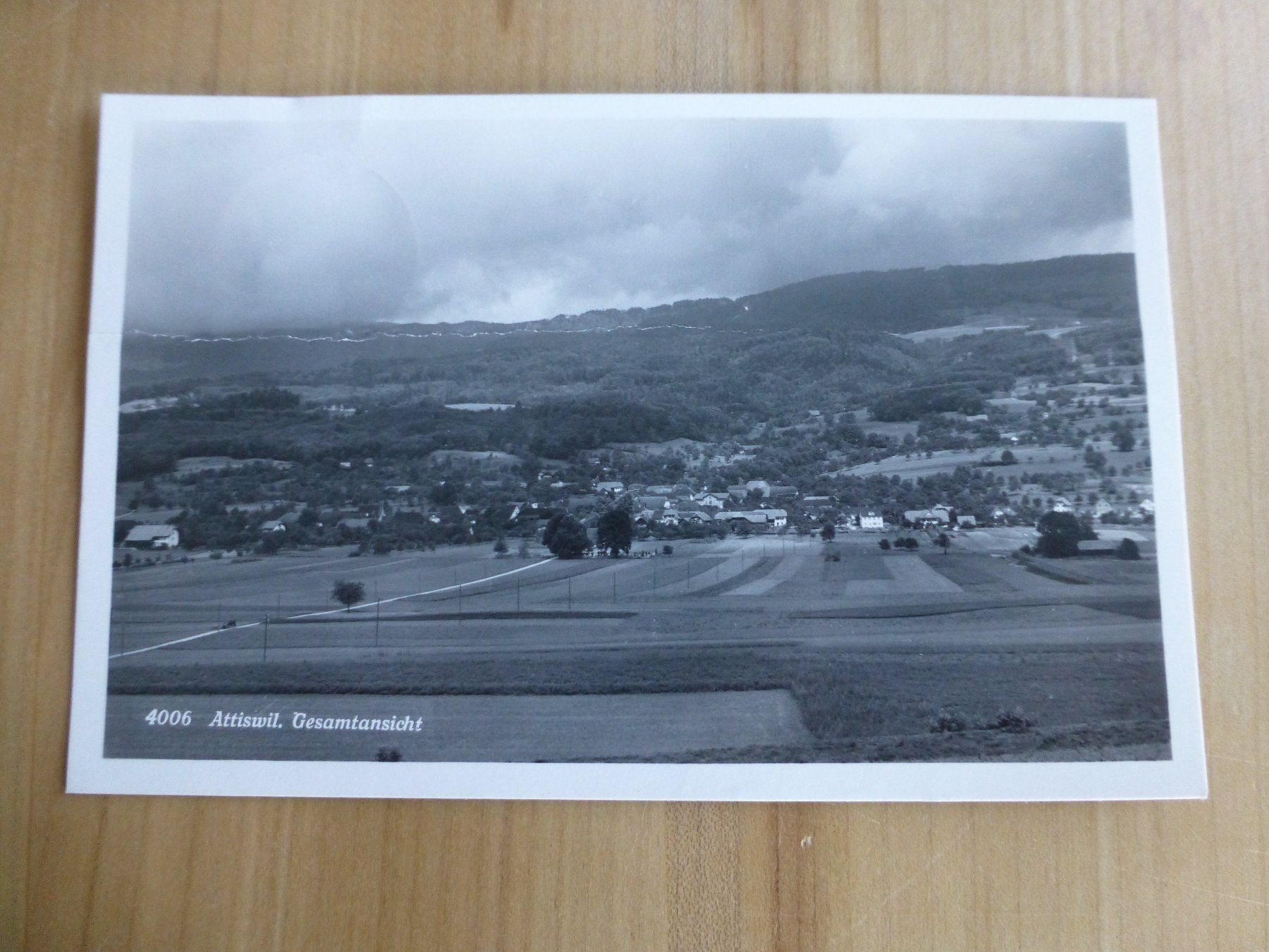 Cartes postales: Attiswil, Ansichtskarte Gesammtsicht 1945 – D'occasion à Bettlach par 1saurer