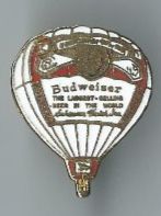 Plaketten & Abzeichen: Budweiser Pin Ballon – Gebraucht aus Zürich von t24_de