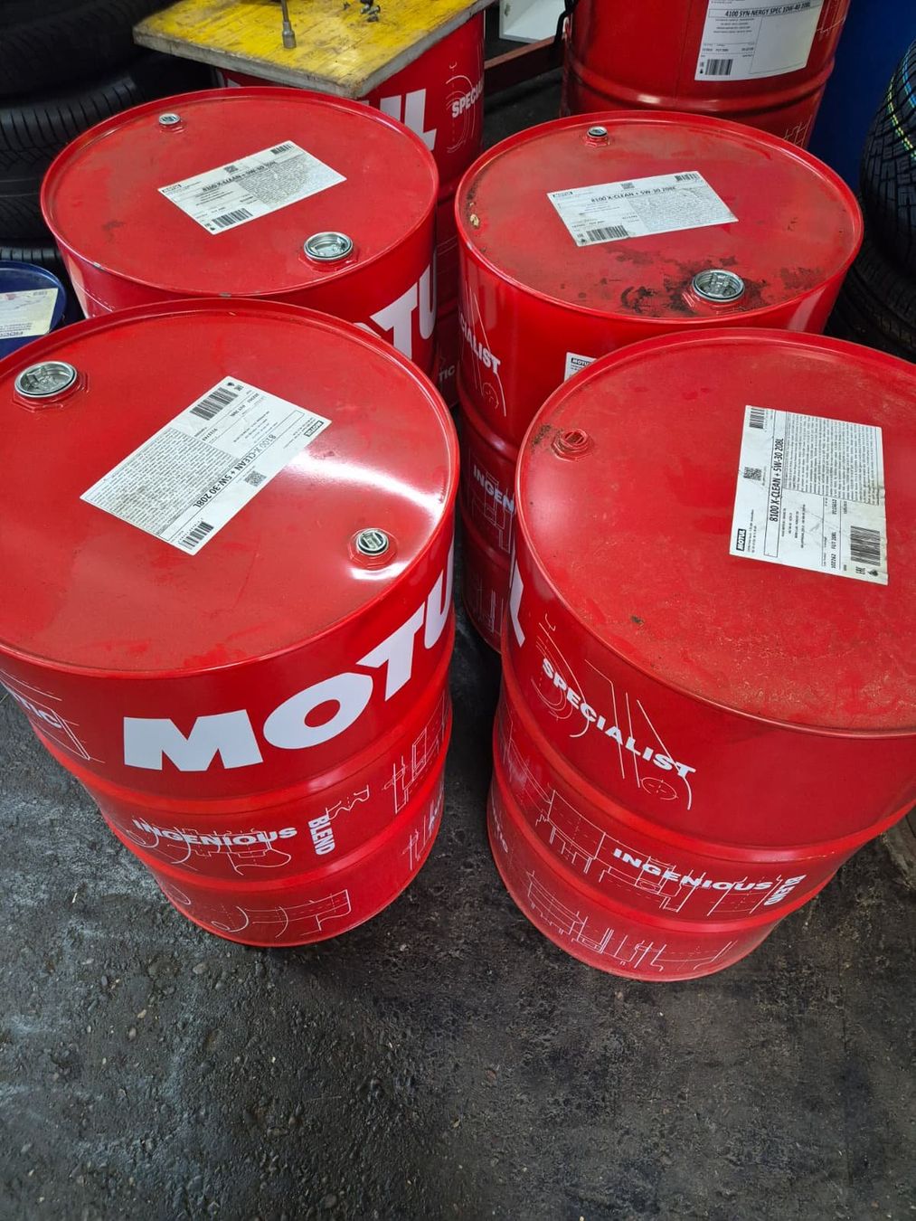 Zubehör: 4x leere 200l Stahlfässer – Gebraucht aus Buckten von Mazda4446 1