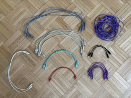 Eurorack cables including 3 Tiptop Audio stackcables
