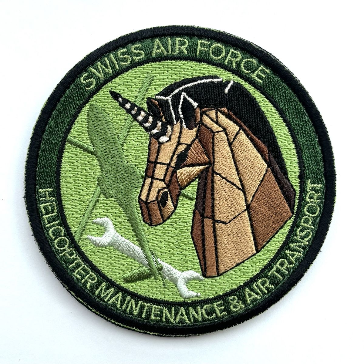 Schweizer Armee Placchette & Badge: Patch Schweizer Luftwaffe Super Puma Dübendorf – Usato da Riedikon venduto da Rokh01