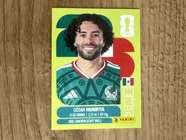 Panini FIFA World Cup Sticker César Huerta MEX 20