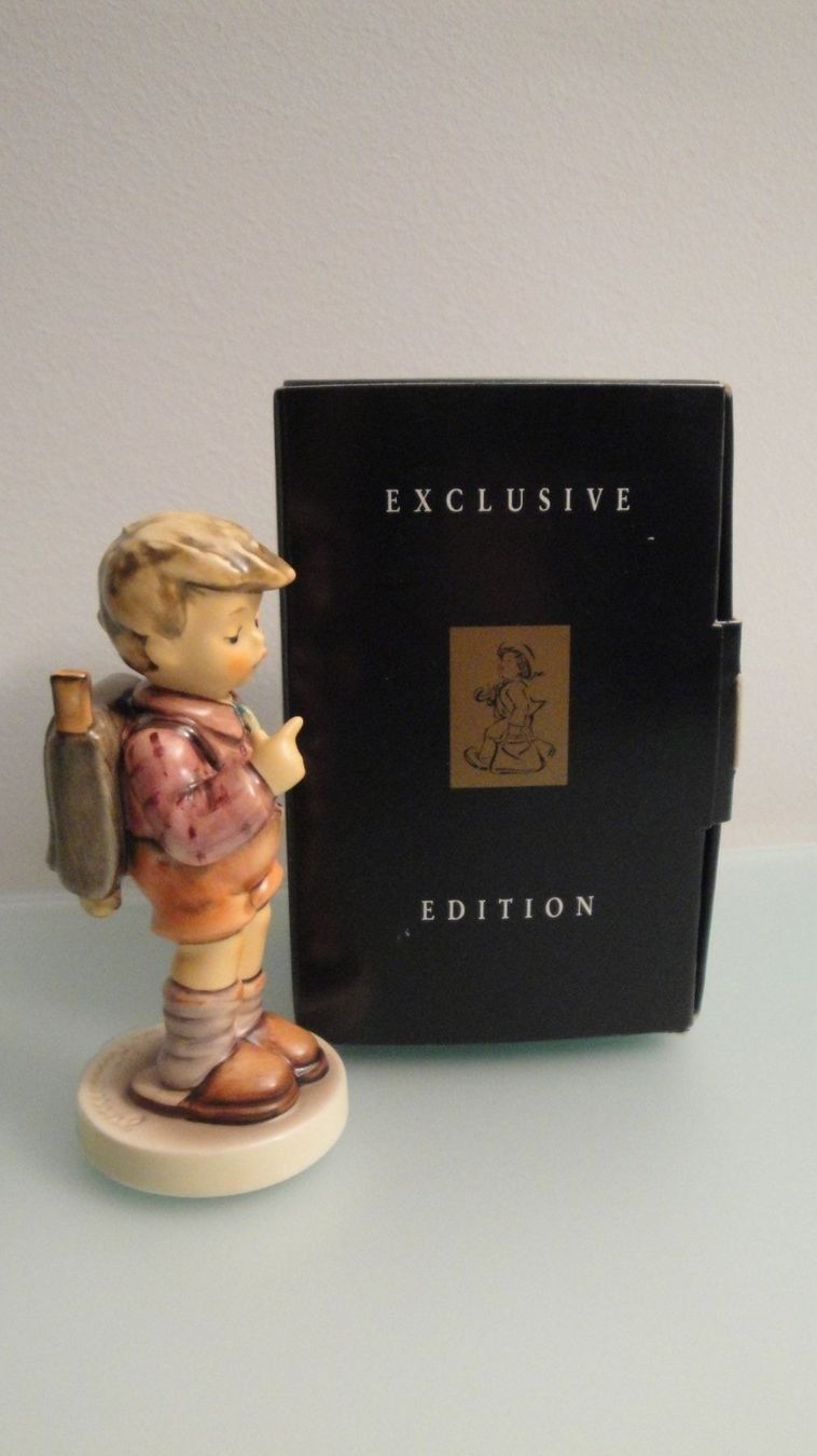Hummel Statuette: Hummelfigur, Eins, zwei, drei – Nuovo e nell'imballaggio originale da Jona venduto da tischline 1