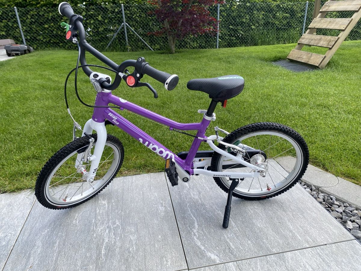 Woom Velos: Woom 3  lila 16’’ – Gebraucht aus Courtedoux von