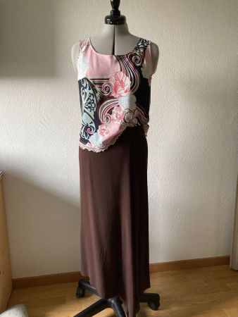 Top und Rock aus Seide