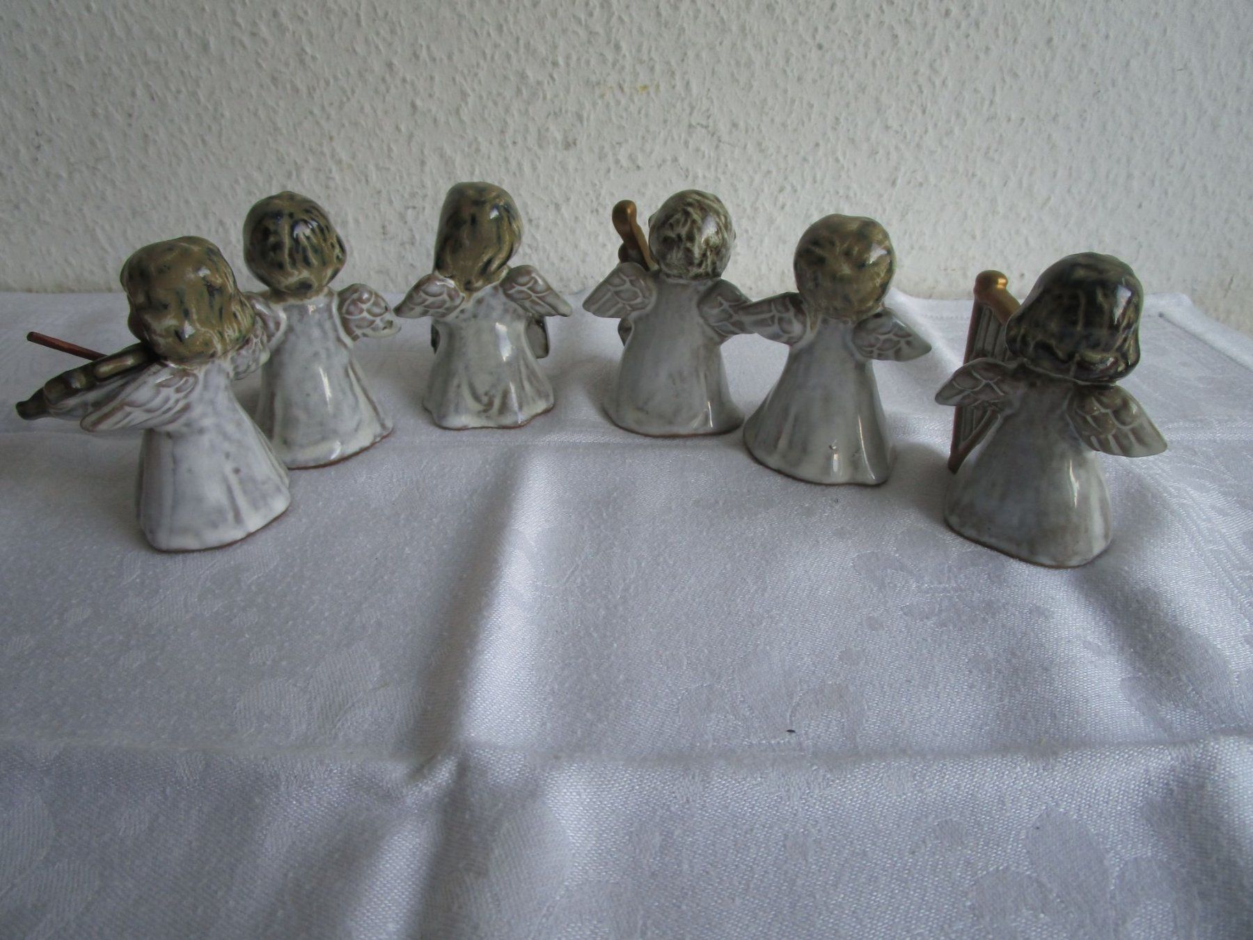 Statuette: 6 Musik Engel Keramikfiguren – Usato da Binningen venduto da tempipassati 3