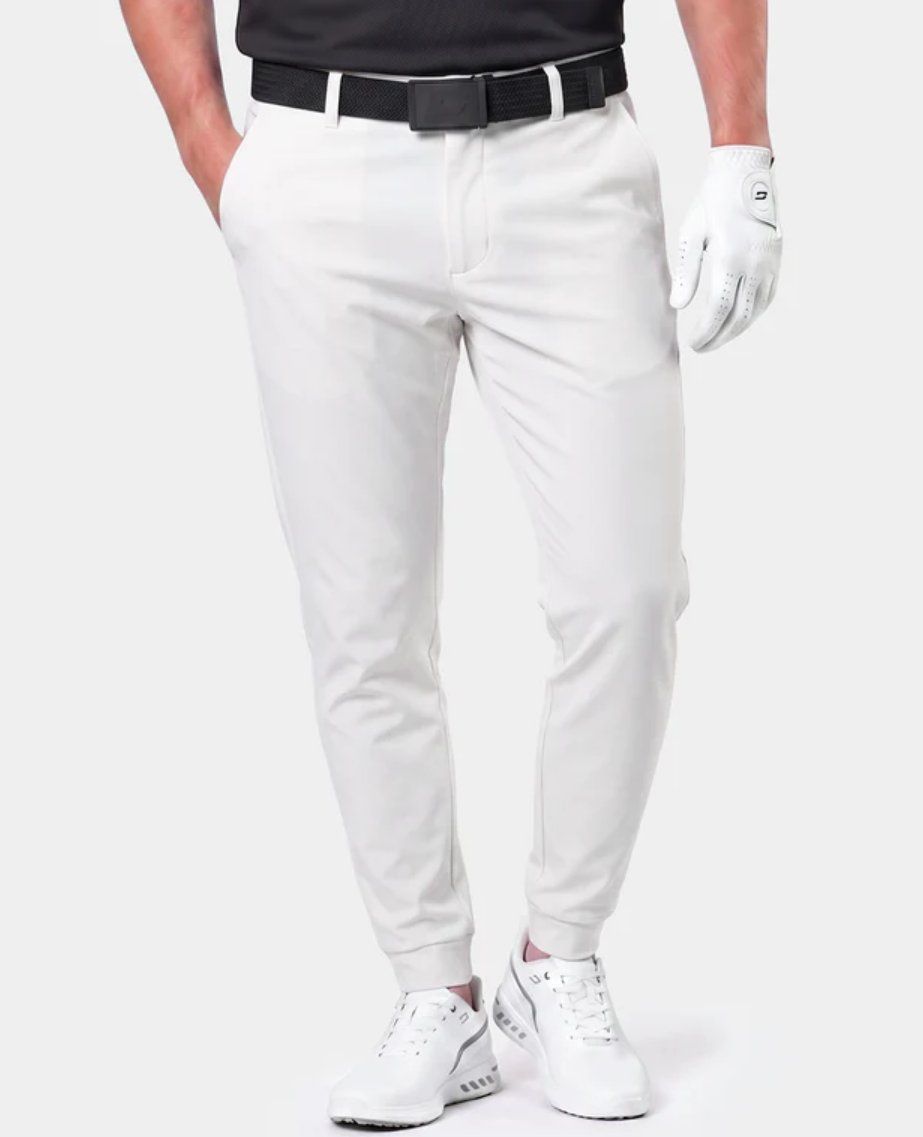Pantaloni: Freizeit-/Golfhose von DRUIDS - Weiss – Nuovo e nell'imballaggio originale da Neunkirch venduto da zwizzer