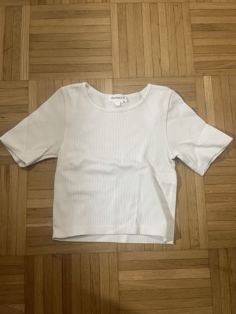 Weisses Basic T-Shirt von Even&Odd, Grösse M