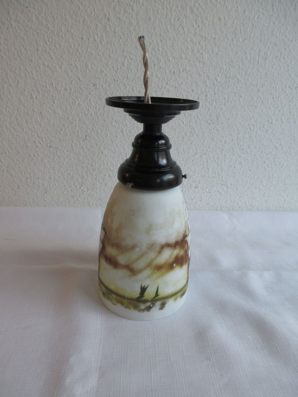 Lampen: Lampe mit Schiffsmotiv, Bakelit-Halterung, fürs Boot? – Gebraucht aus Binningen von Oldfashion 1